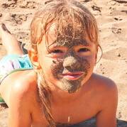 Dziewczynka na plaży